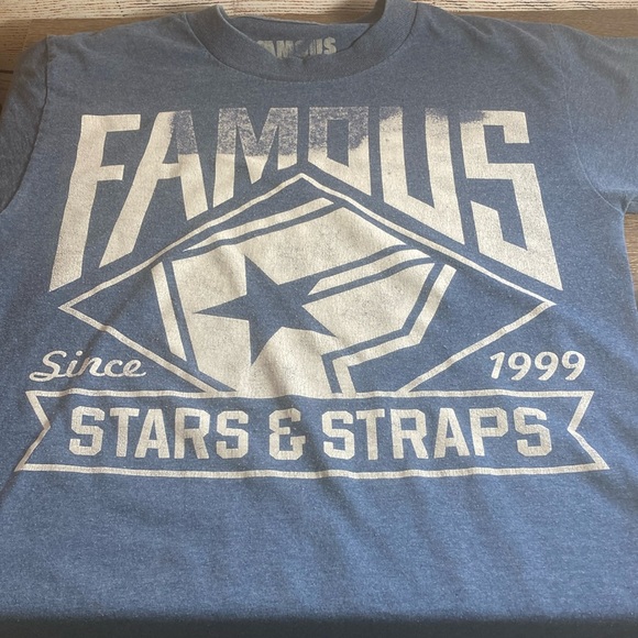 Pre Owned Small Unisex Famous Stars & Staps Since 1991 Logo Small T Shirt - Picture 7 of 7